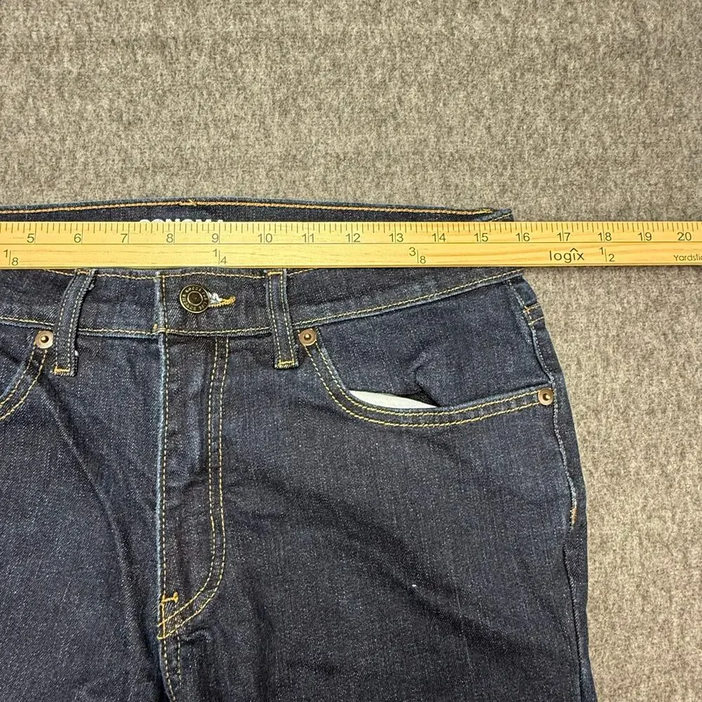 Sonoma Jeans Men's Size 32x34 Slim The Everyday Jean Stretch Dark Wash Split Hem